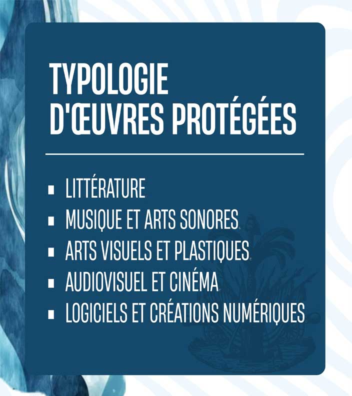 Typologie d'oeuvres protégées